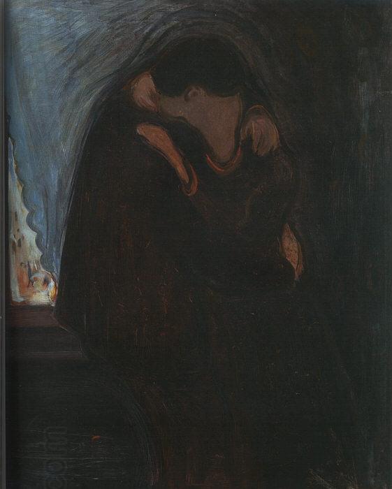 Edvard Munch The Kiss oil painting picture